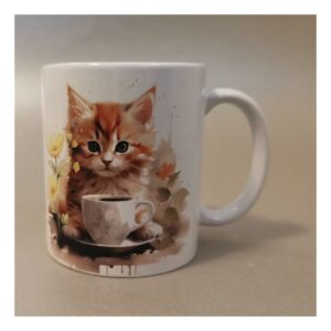 Guten Morgen Tasse Katze Design