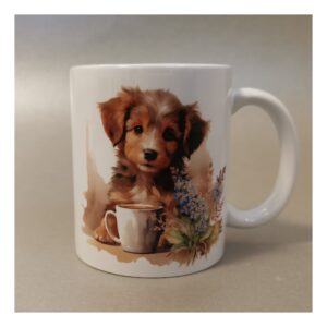 Guten Morgen Tasse Hund Design